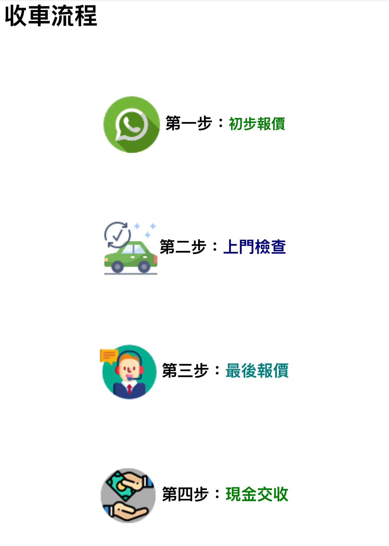 高價收車